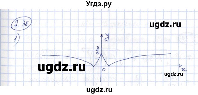 ГДЗ (Решебник) по алгебре 10 класс Шыныбеков А.Н. / раздел 2 / 2.38