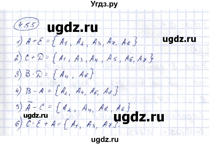 ГДЗ (Решебник) по алгебре 10 класс Шыныбеков А.Н. / раздел 4 / 4.55
