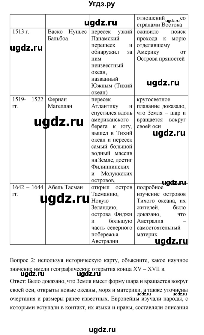 ГДЗ (Решебник) по истории 7 класс Дмитриева О.В. / страница / 20(продолжение 2)