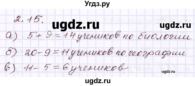 ГДЗ (Решебник) по алгебре 8 класс Мордкович А.Г. / §2 / 2.15