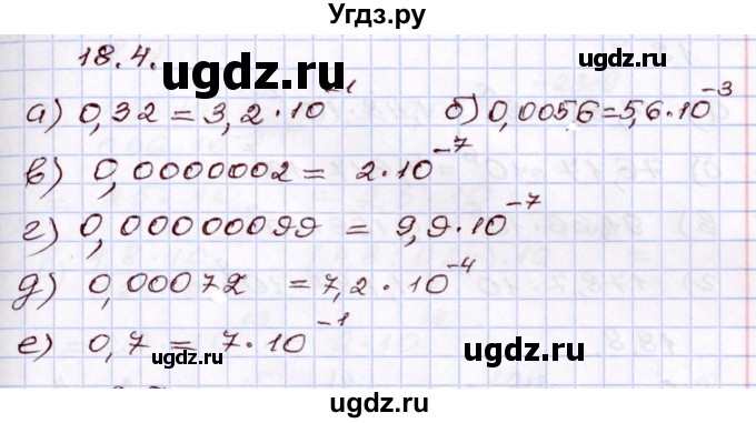 ГДЗ (Решебник) по алгебре 8 класс Мордкович А.Г. / §18 / 18.4