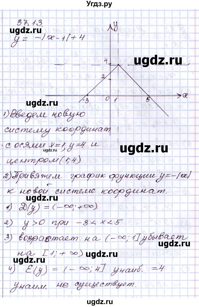ГДЗ (Решебник) по алгебре 8 класс Мордкович А.Г. / §37 / 37.13