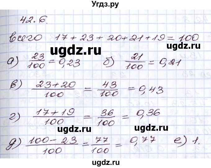 ГДЗ (Решебник) по алгебре 8 класс Мордкович А.Г. / §42 / 42.6