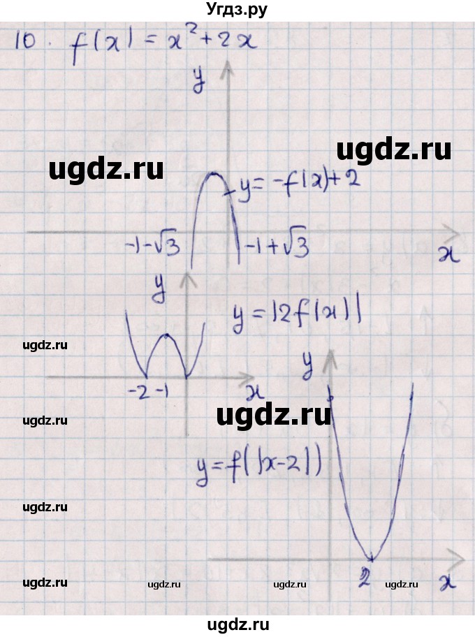 ГДЗ (Решебник) по алгебре 9 класс (контрольные и самостоятельные работы) Журавлев С.Г. / алгебра / самостоятельные работы / С-4 / Вариант 1(продолжение 4)