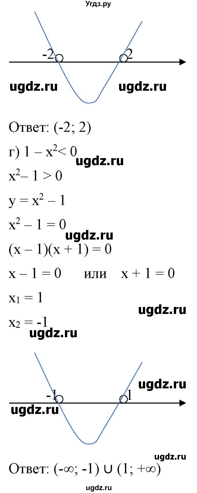 ГДЗ (Решебник) по алгебре 9 класс Бунимович Е.А. / упражнение / 167(продолжение 3)