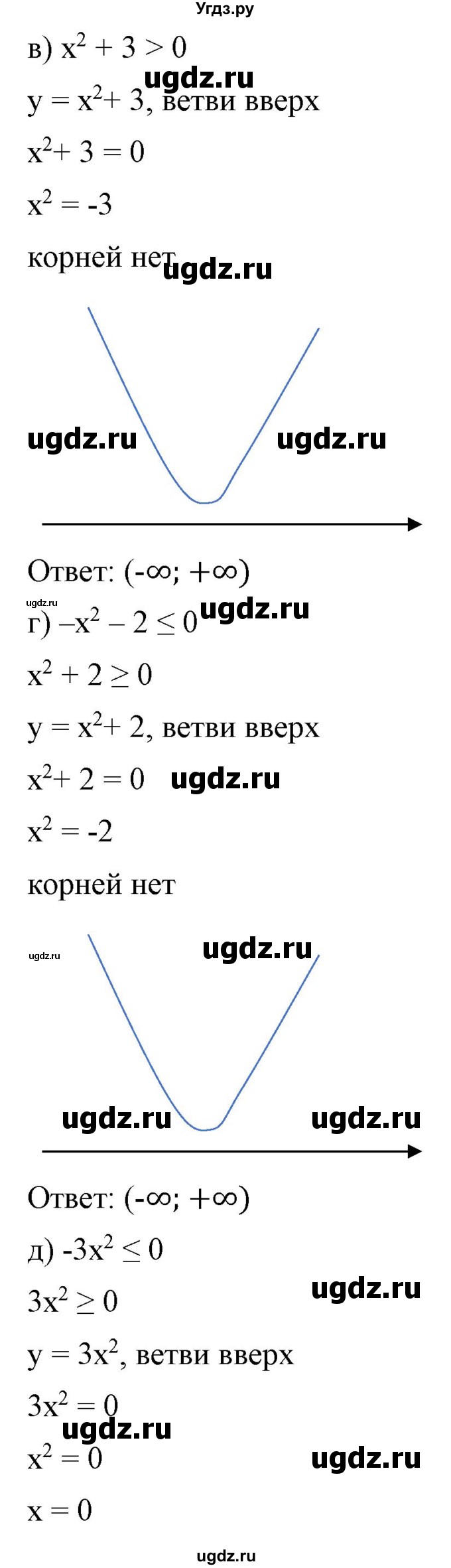 ГДЗ (Решебник) по алгебре 9 класс Бунимович Е.А. / упражнение / 169(продолжение 2)