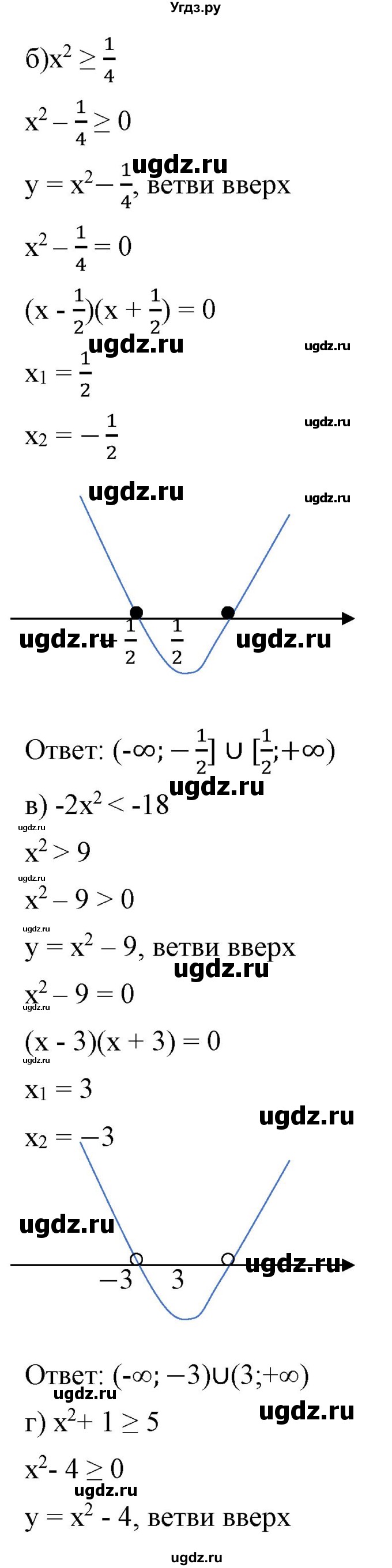 ГДЗ (Решебник) по алгебре 9 класс Бунимович Е.А. / упражнение / 170(продолжение 2)