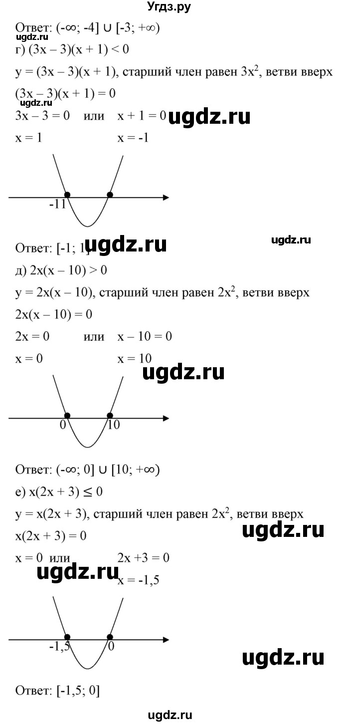 ГДЗ (Решебник) по алгебре 9 класс Бунимович Е.А. / упражнение / 173(продолжение 2)