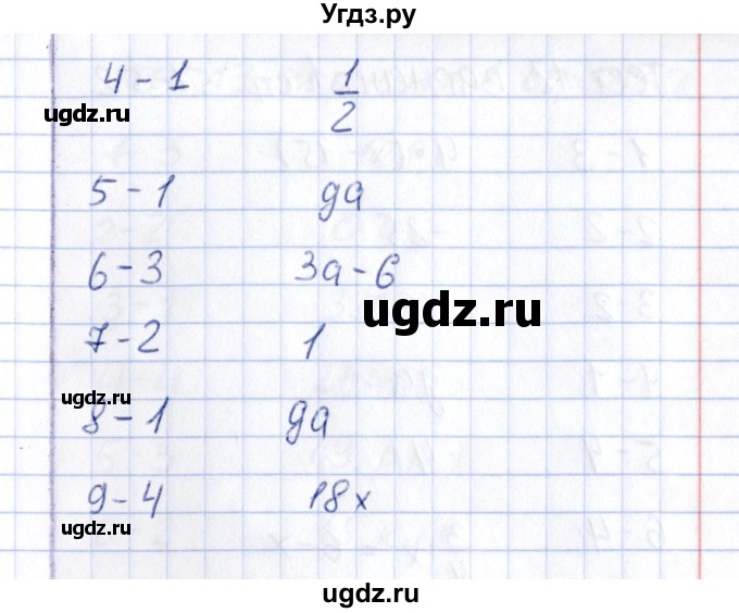 ГДЗ (Решебник) по математике 6 класс (тесты к учебнику Зубаревой) В.Н. Рудницкая / тест 11 (вариант) / 1(продолжение 2)