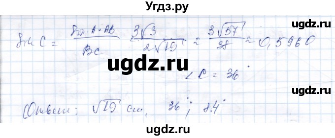 ГДЗ (Решебник) по геометрии 9 класс Солтан Г.Н. / задача / 306(продолжение 2)