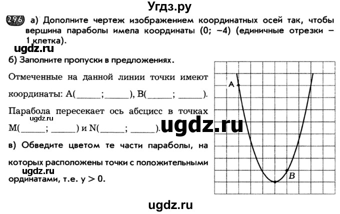 ГДЗ (Тетрадь) по математике 6 класс (рабочая тетрадь) Беленкова Е.Ю. / упражнение / 296