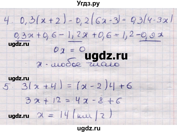 ГДЗ (Решебник) по алгебре 7 класс (контрольные измерительные материалы (ким)) Глазков Ю.А. / контрольные работы / КР-2 / Вариант 2(продолжение 2)