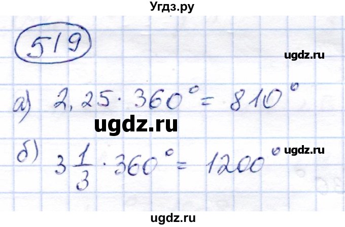 ГДЗ (Решебник) по алгебре 9 класс Солтан Г.Н. / упражнение / 519