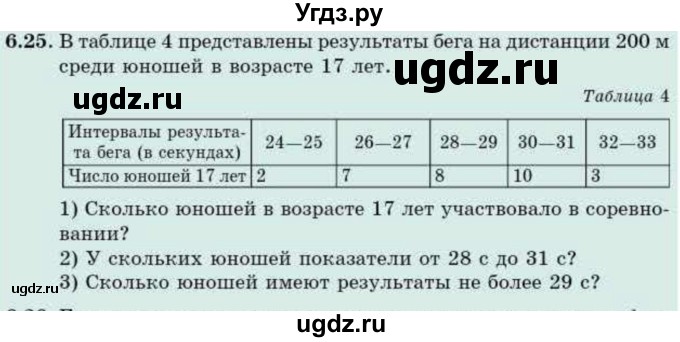 ГДЗ (Учебник) по алгебре 9 класс Абылкасымова А.Е. / §6 / 6.25