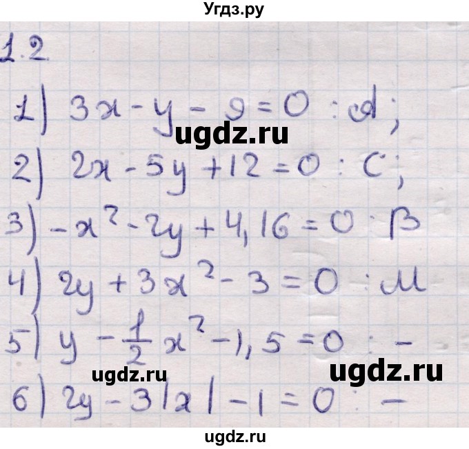 ГДЗ (Решебник) по алгебре 9 класс Абылкасымова А.Е. / §1 / 1.2