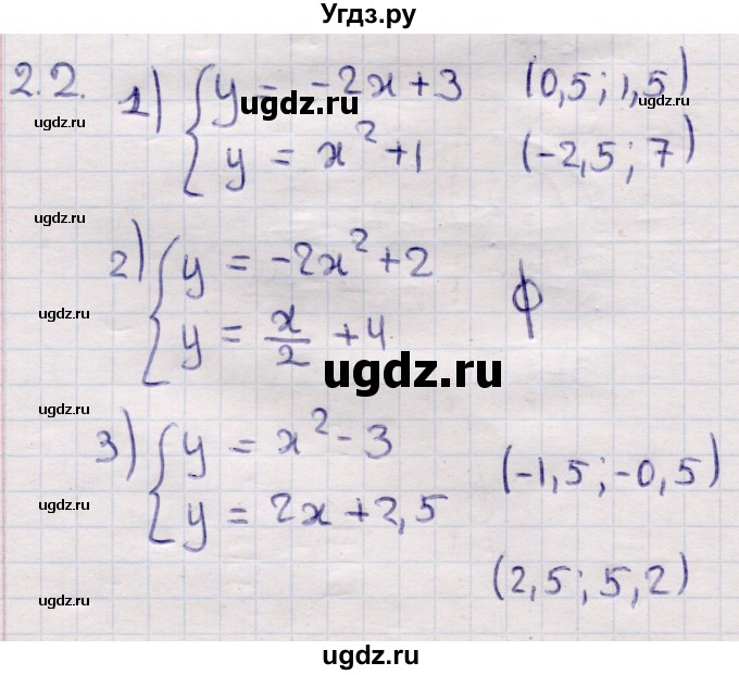 ГДЗ (Решебник) по алгебре 9 класс Абылкасымова А.Е. / §2 / 2.2