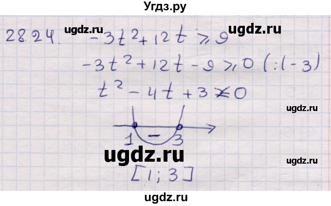 ГДЗ (Решебник) по алгебре 9 класс Абылкасымова А.Е. / §28 / 28.24