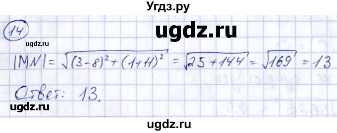 ГДЗ (Решебник) по алгебре 8 класс (рабочая тетрадь) Журавлев С.Г. / §3 / 14