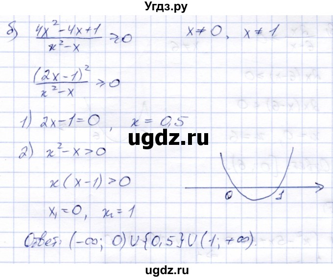ГДЗ (Решебник) по алгебре 8 класс (дидактические материалы) Зив Б.Г. / самостоятельные работы / СР-16 / Вариант 4(продолжение 4)