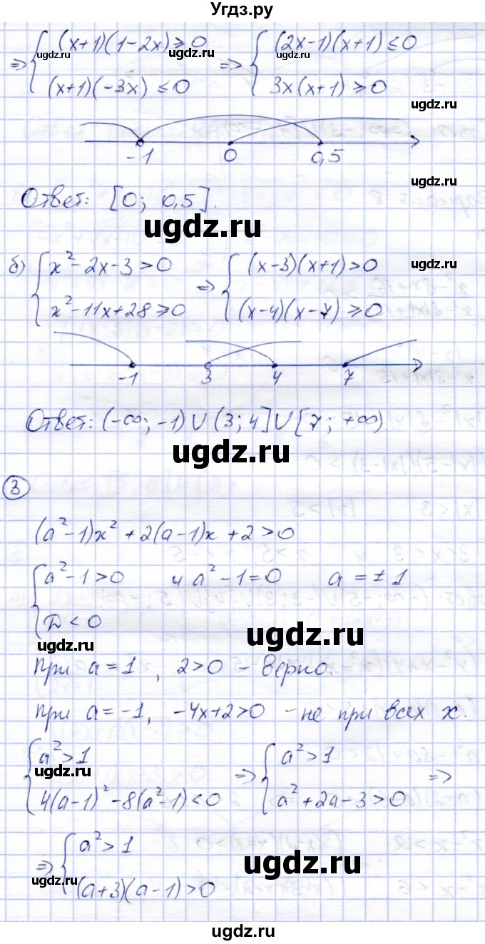 ГДЗ (Решебник) по алгебре 8 класс (дидактические материалы) Зив Б.Г. / самостоятельные работы / СР-16 / Вариант 7(продолжение 3)