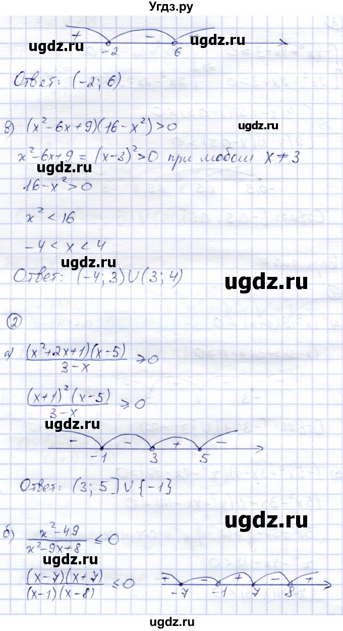 ГДЗ (Решебник) по алгебре 8 класс (дидактические материалы) Зив Б.Г. / самостоятельные работы / СР-17 / Вариант 4(продолжение 2)