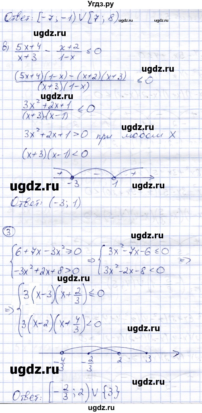 ГДЗ (Решебник) по алгебре 8 класс (дидактические материалы) Зив Б.Г. / самостоятельные работы / СР-17 / Вариант 4(продолжение 3)