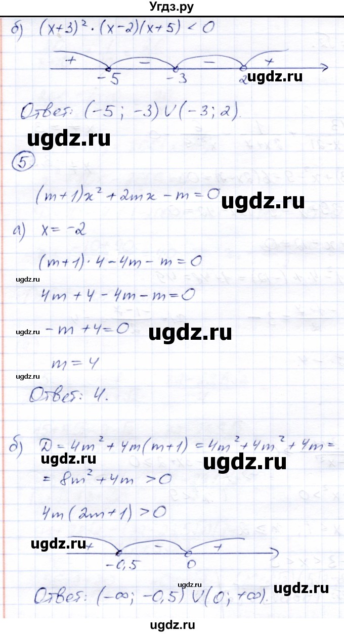 ГДЗ (Решебник) по алгебре 8 класс (дидактические материалы) Зив Б.Г. / контрольные работы / КР-6 / Вариант 2(продолжение 4)