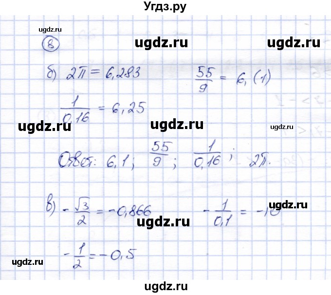 ГДЗ (Решебник) по алгебре 8 класс (рабочая тетрадь) Ключникова Е.М. / §12 / 8
