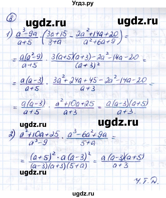 ГДЗ (Решебник) по алгебре 8 класс (Контрольные измерительные материалы (ким)) Ю. А. Глазков / тест / тест 4 (вариант) / 2(продолжение 3)
