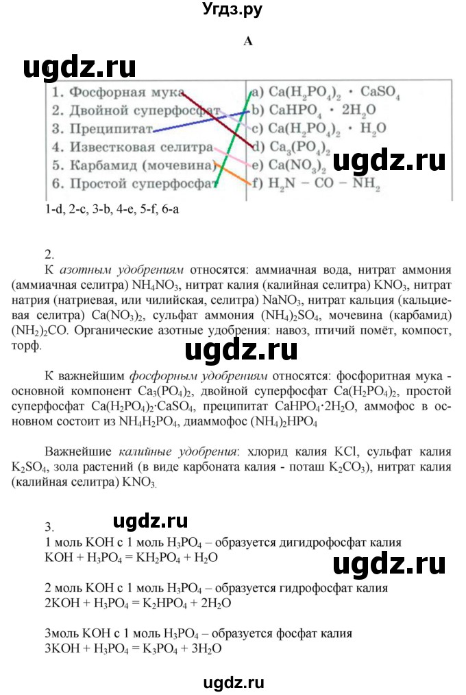 ГДЗ (Решебник) по химии 9 класс Усманова М.Б. / §38 / A