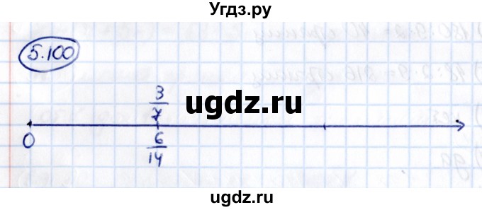 ГДЗ (Решебник к учебнику 2021) по математике 5 класс Виленкин Н.Я. / §5 / 5.100