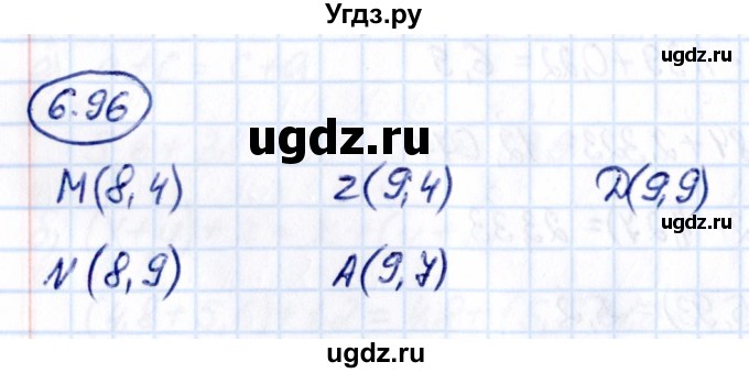 ГДЗ (Решебник к учебнику 2021) по математике 5 класс Виленкин Н.Я. / §6 / 6.96