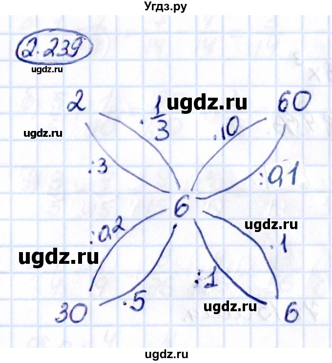 ГДЗ (Решебник к учебнику 2021) по математике 6 класс Виленкин Н.Я. / §2 / упражнение / 2.239