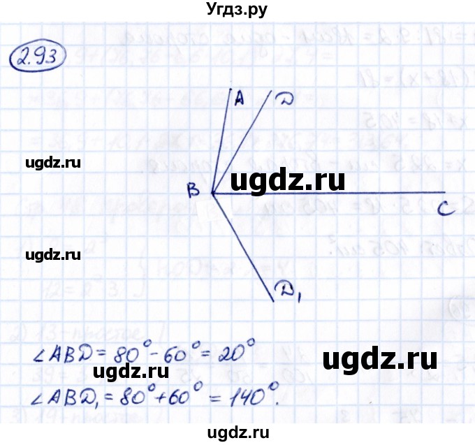 ГДЗ (Решебник к учебнику 2021) по математике 6 класс Виленкин Н.Я. / §2 / упражнение / 2.93