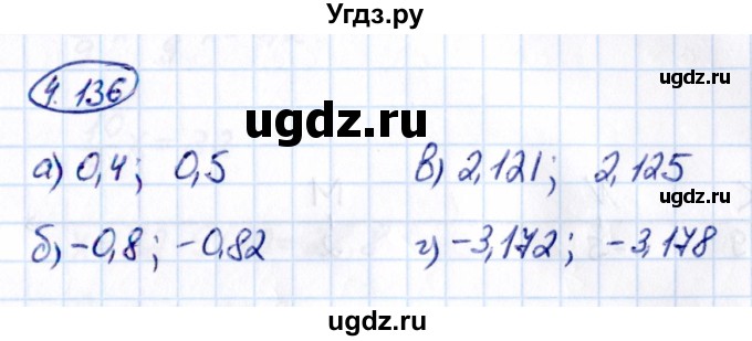 ГДЗ (Решебник к учебнику 2021) по математике 6 класс Виленкин Н.Я. / §4 / упражнение / 4.136