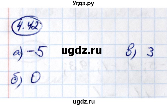 ГДЗ (Решебник к учебнику 2021) по математике 6 класс Виленкин Н.Я. / §4 / упражнение / 4.42