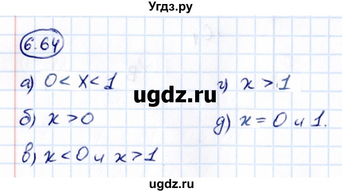 ГДЗ (Решебник к учебнику 2021) по математике 6 класс Виленкин Н.Я. / §6 / упражнение / 6.64