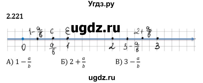 ГДЗ (Решебник к учебнику 2023) по математике 6 класс Виленкин Н.Я. / §2 / упражнение / 2.221