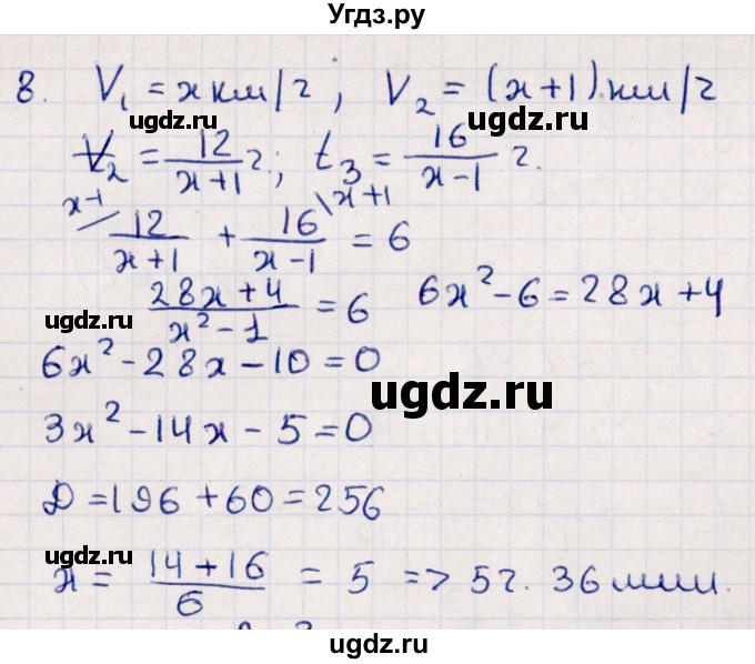 ГДЗ (Решебник) по алгебре 9 класс (контрольные измерительные материалы (ким)) Ю. А. Глазков / тест / тест 13 (вариант) / 2(продолжение 4)