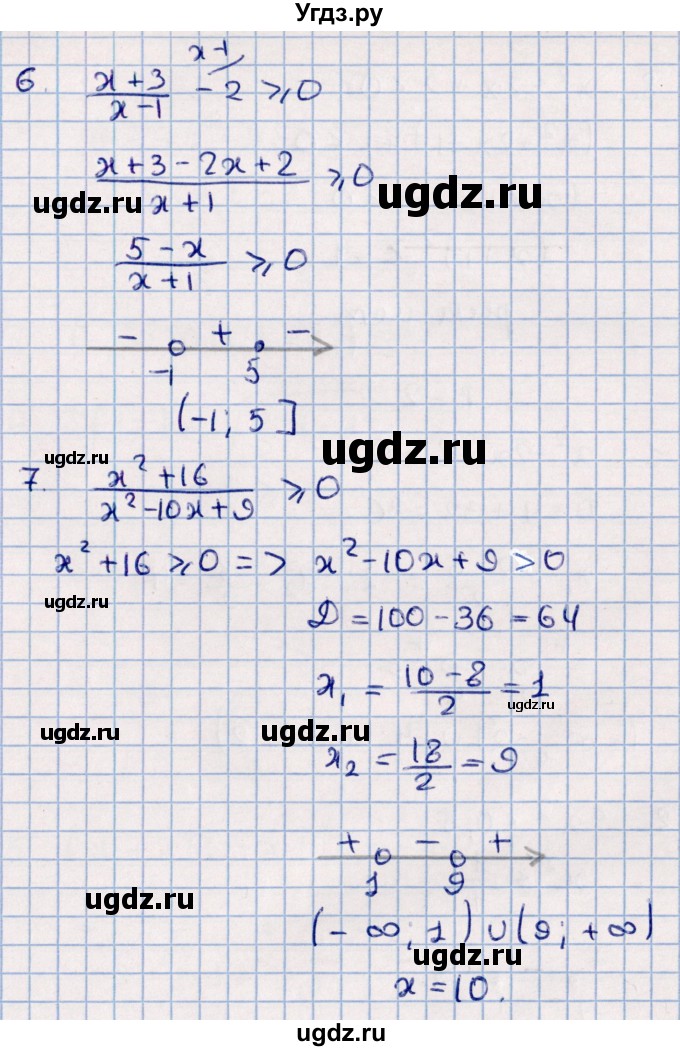 ГДЗ (Решебник) по алгебре 9 класс (контрольные измерительные материалы (ким)) Ю. А. Глазков / тест / тест 6 (вариант) / 1(продолжение 3)