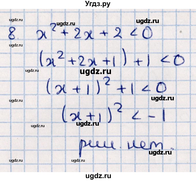ГДЗ (Решебник) по алгебре 9 класс (контрольные измерительные материалы (ким)) Ю. А. Глазков / тест / тест 6 (вариант) / 1(продолжение 4)