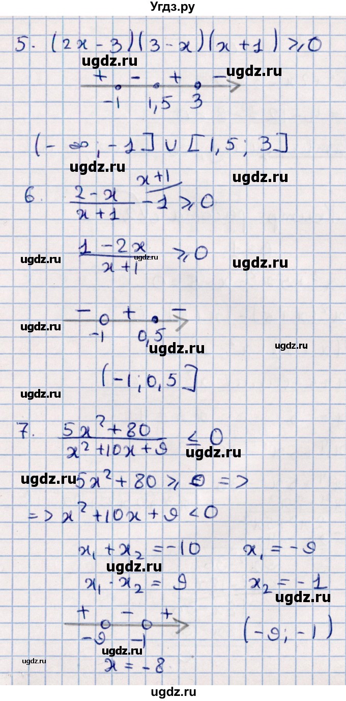 ГДЗ (Решебник) по алгебре 9 класс (контрольные измерительные материалы (ким)) Ю. А. Глазков / тест / тест 6 (вариант) / 4(продолжение 3)