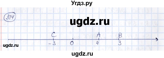ГДЗ (Решебник) по математике 6 класс Абылкасымова А.Е. / упражнение / 314