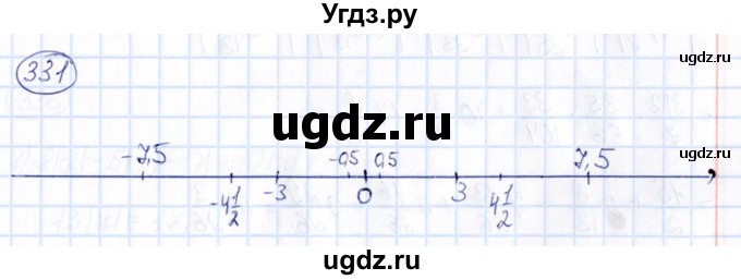 ГДЗ (Решебник) по математике 6 класс Абылкасымова А.Е. / упражнение / 331