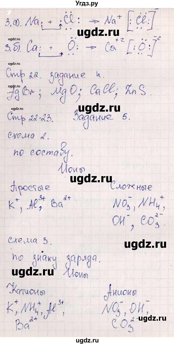 ГДЗ (Решебник) по химии 11 класс (рабочая тетрадь) Габриелян О.С. / страница / 22(продолжение 2)