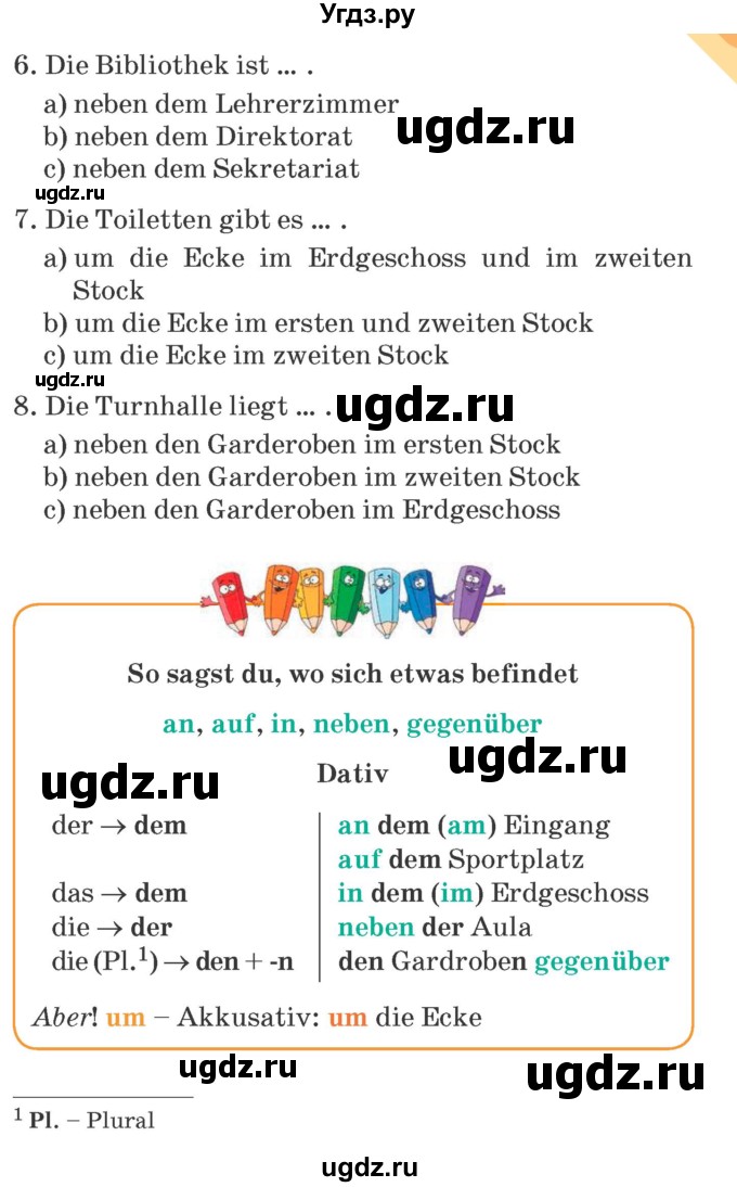 ГДЗ (Учебник) по немецкому языку 6 класс Зуевская Е.В. / часть 1. страница / 28-29(продолжение 2)