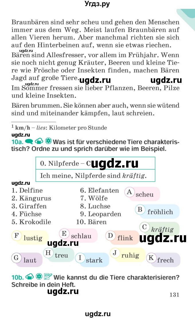 ГДЗ (Учебник) по немецкому языку 6 класс Зуевская Е.В. / часть 2. страница / 131