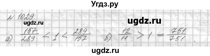 ГДЗ (Решебник №3) по математике 5 класс Н.Я. Виленкин / упражнение / 1029