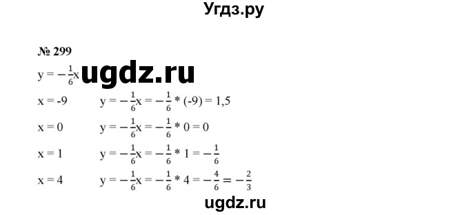 ГДЗ (Решебник к учебнику 2022) по алгебре 7 класс Ю.Н. Макарычев / номер номер / 299
