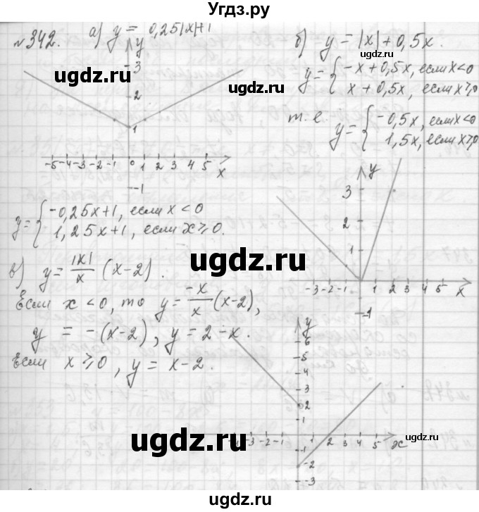 ГДЗ (Решебник №2 к учебнику 2015) по алгебре 7 класс Ю.Н. Макарычев / номер номер / 342